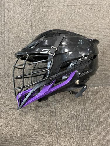 Used Cascade S Adult Helmet Lacrosse Helmet Black One Size 11614-s000237914