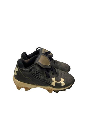 Used Under Armour Under Amour Bb Cleats Bb Sb Cleats Black Youth 11.0 11347-s000270535