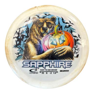 Used Latitude 64 Sapphire Disc Golf Driver White 160g 11450-s000522199