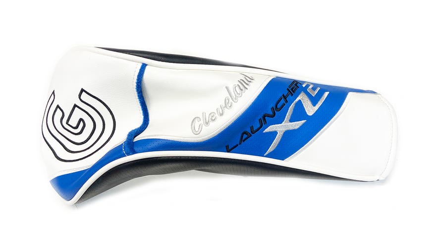 NEW Cleveland Launcher XL2 White/Blue/Black Driver Golf Headcover