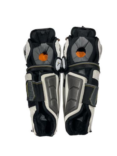 Used Ccm Ultra Tacks Intermediate Shin Guards White 14" 11847-s000036136