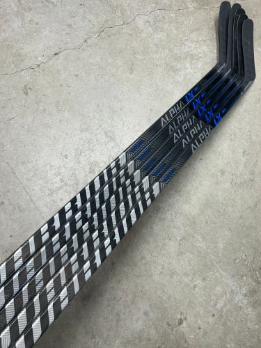 5 PACK 95 Flex Custom P28 Senior Warrior Alpha LX Pro Left Hand Hockey Stick Pro Stock (New)