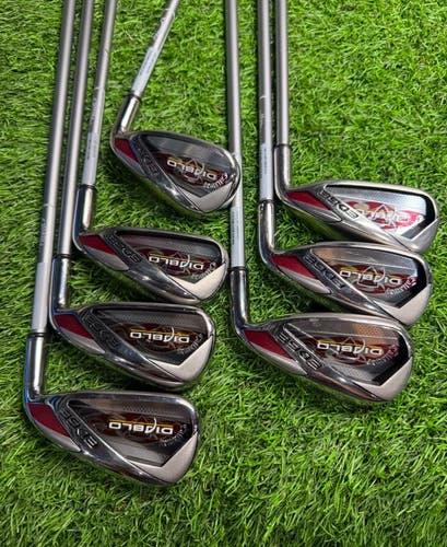 Callaway - Diablo EDGE - IRON SET 4-Pw - Graphite - Lady Flex - RH