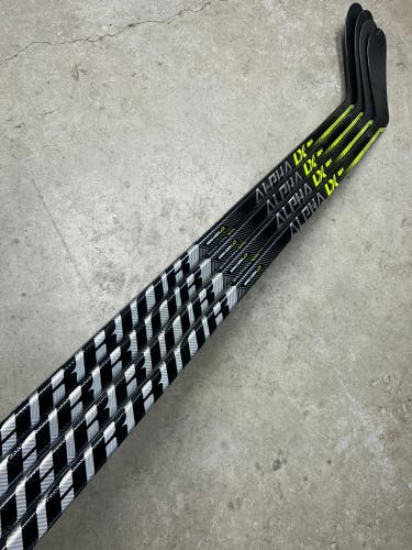 4 PACK 100 Flex P28 Senior Warrior Alpha LX Pro Left Hand Hockey Stick Pro Stock (New)
