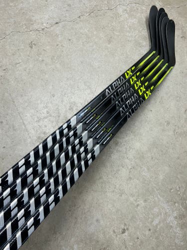 5 PACK 100 Flex P28 Senior Warrior Alpha LX Pro Left Hand Hockey Stick Pro Stock (New)