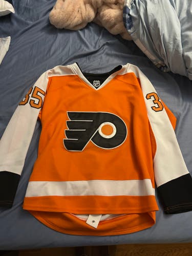 Philadelphia Flyers Steve Mason Jersey Orange Size 46 Men's Reebok Jersey (Used)