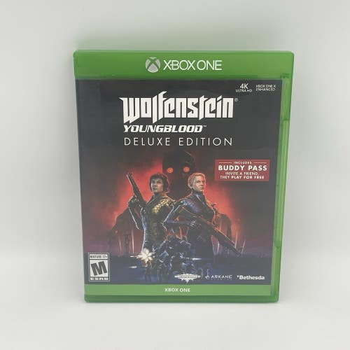 Wolfenstein: Youngblood Deluxe Edition - Xbox One Complete CIB *Near Mint*