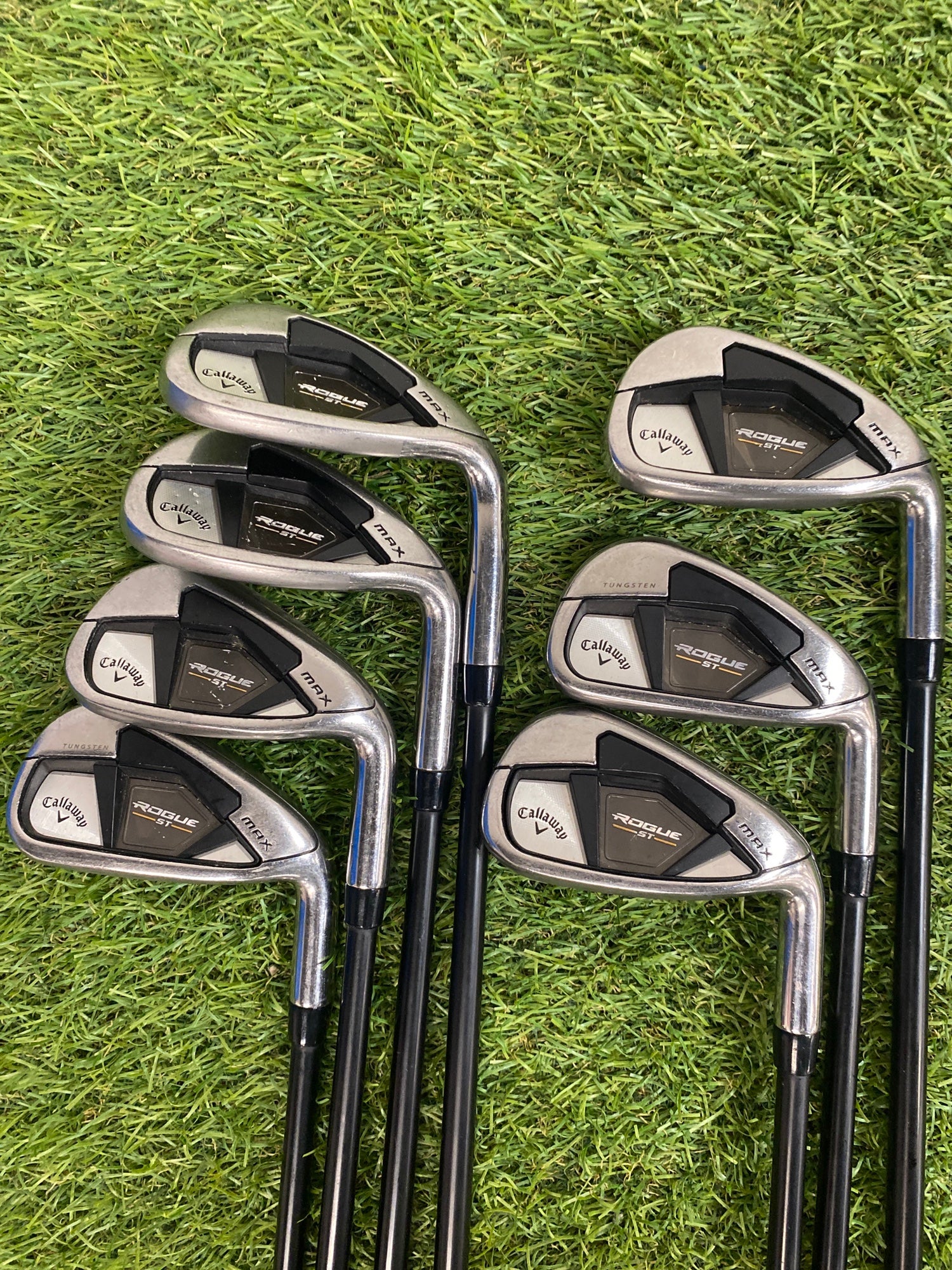 Callaway Rogue ST Max Iron Set | Right Handed Stiff Flex | 6-9, SW