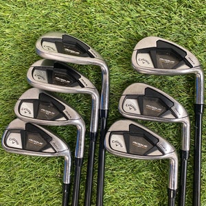Callaway Rogue ST Max Iron Set | Right Handed Stiff Flex | 6-9, SW, PW, GW