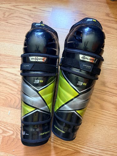 Senior Bauer Supreme 3S 15" Shin Pads (New)