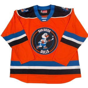 CCM AHL San Diego Gulls Ten Year Anniversary Throwback Replica Jersey Sz XL NWT