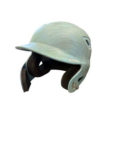 Used Boombah Helmet W Jaw Guard Batting Helmet No Mask Teal Sm 11682-s000130523