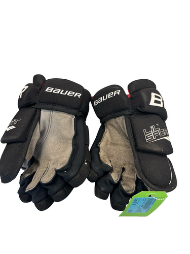 Used Bauer Lil Sport Gloves 10 In Youth Gloves Black 10" 11682-s000122192