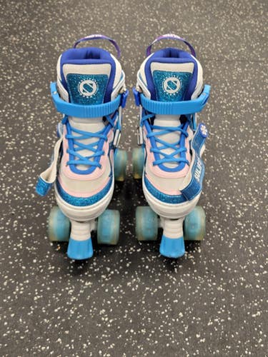 Used Sulifeel Junior Roller Quad Skates Carolina Blue Junior 03 11849-s000040612