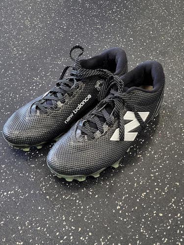 Used New Balance Lax Cleats Mens Black Senior 10.5 11849-s000040478