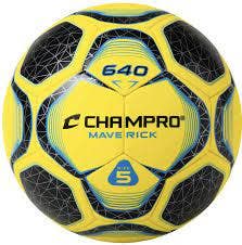 New Champro Maverick Size 3 Soccer Ball Yellow 11692-chpsb643oy