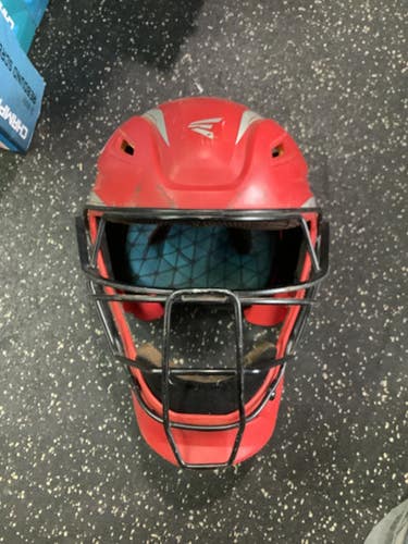 Used Easton Helmet Catchers Mask Red 10743-s000468048