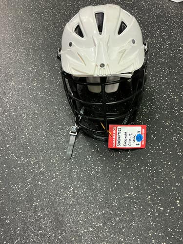Used Cascade Clh-2 Lacrosse Helmet White One Size 10743-s000427527