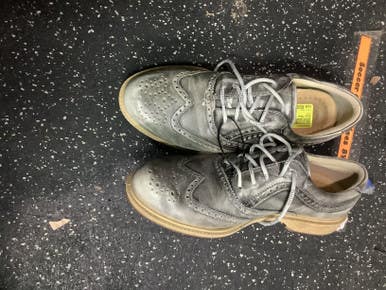 Used Ecco Mens Golf Shoes Grey Adjustable 10743-s000452417