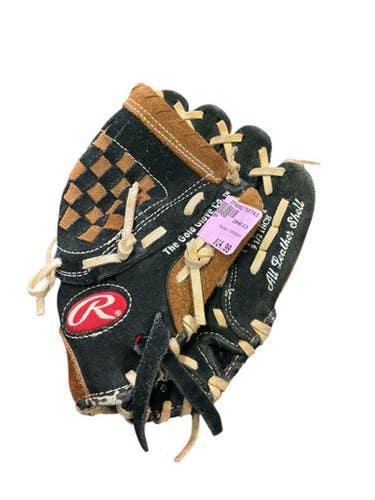 Used Rawlings Pp95dp Bb Sb Glove Rh Throw Black 9 1 2" 10743-s000469473