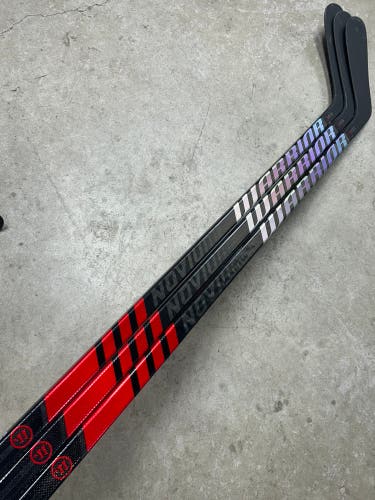 3 PACK 95 Flex P92 Senior Warrior Novium Pro Left Hand Hockey Stick Pro Stock NHL (New)