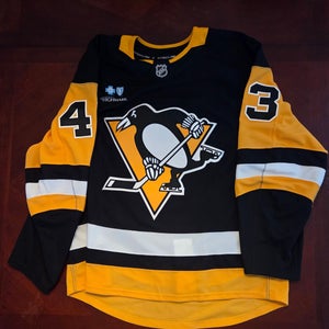Pittsburgh Penguins Jack Beck Fanatics Authentic Pro FAP Team Issued Jersey