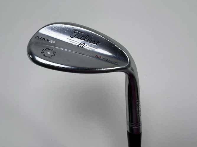 Titleist Vokey SM6 Tour Chrome Lob Wedge LW 58* 8 Bounce Wedge Steel Mens RH