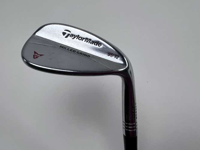 TaylorMade Milled Grind Satin Chrome Sand Wedge SW 56* 12 Bounce SB-Grind DG RH