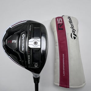 TaylorMade R15 5 Fairway Wood 18* Fujikura Speeder 67 Evolution Regular RH HC
