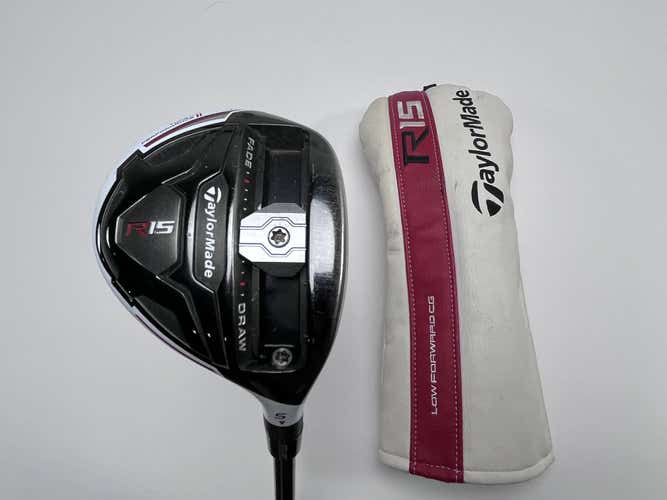 TaylorMade R15 5 Fairway Wood 18* Fujikura Speeder 67 Evolution Regular RH HC