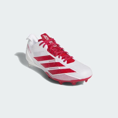 new men's 7 Adidas Adizero Electric White red Football Cleats IE6288