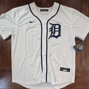 Detroit Tigers Kerry Carpenter Adult XL White Home Jersey NWT