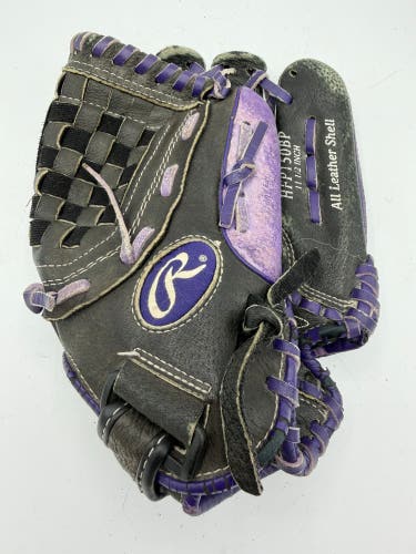 Rawlings Highlight RH Softball Glove 11.5" - Purple/Black