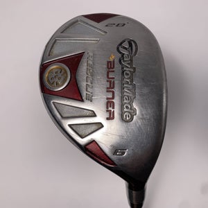 TaylorMade Burner Rescue 6 Hybrid 28* REAX SuperFast 65g Senior Graphite Mens RH