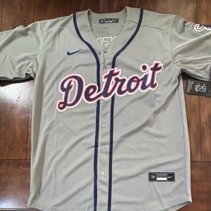 Detroit Tigers Kerry Carpenter Adult Medium Grey  Away Jersey NWT