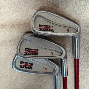 Junior Red Zone Right Handed Iron Set Junior Graphite Shaft (Used)