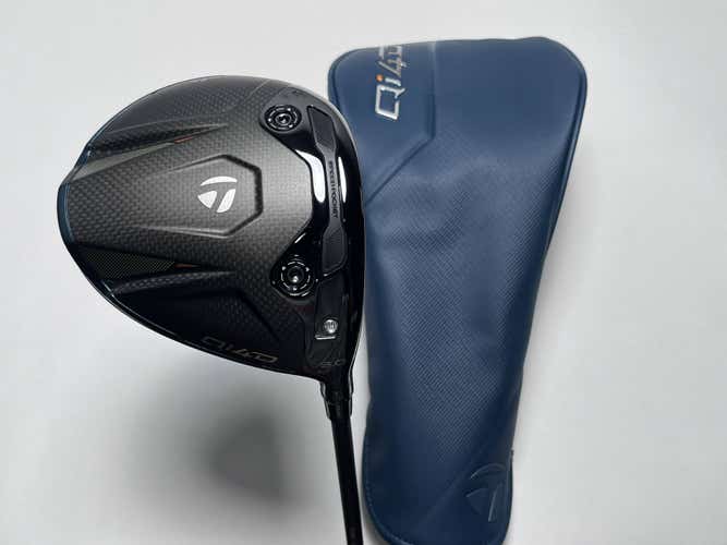 TaylorMade Qi4D Driver 9* Mitsubishi Chemical Reax 50g Stiff Graphite RH HC NEW