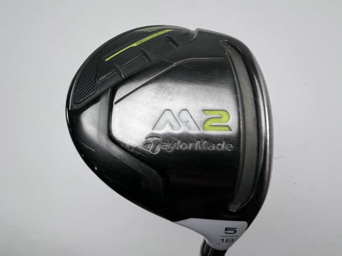 TaylorMade M2 2017 5 Fairway Wood 18* M2 REAX 65g Stiff Graphite Mens RH