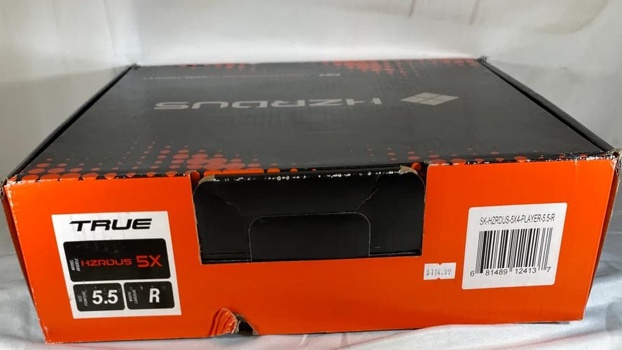 True HZRDUS 5x Hockey Skates Regular Width Intermediate Size 5.5 (New)