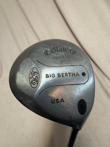 Men's Callaway Big Bertha Right Handed Driver Stiff Flex 9 Loft Graphite Shaft 44" (Used)