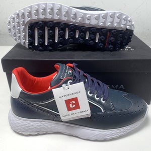 Duca Del Cosma Girona Golf Shoes Navy Blue Men's SZ 9 NEW
