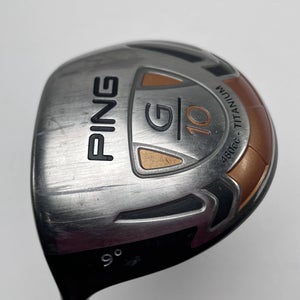 LEFTY Ping G10 Driver 9* TFC 129 D Stiff Graphite Mens LH