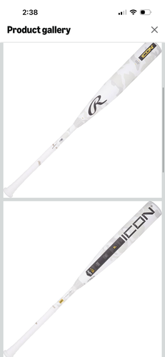 2025 Rawlings Icon Composite USSSA Certified Bat (-10) 30" (New)