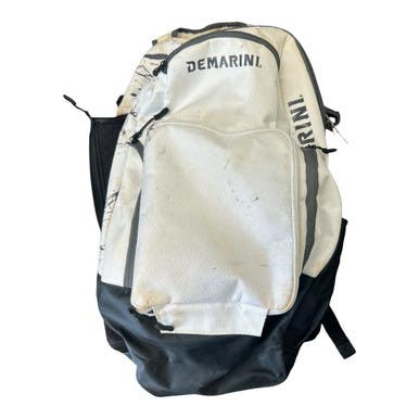 Used Demarini Backpack Bb Sb Player Backpack White 11450-s000522297