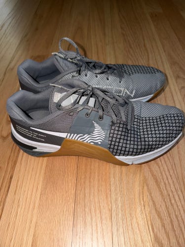 Gray Men's Size M 12.5 (W 13.5) Adult Nike Metcon 9 Shoes (Used)