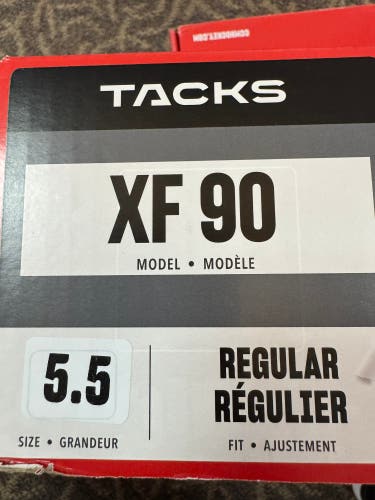 2024 CCM Tacks XF 90 Hockey Skates Size 5.5 (New)