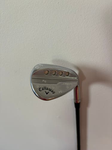 Men's Callaway Jaws MD5 Right Handed Wedge Extra Stiff Flex 60 Degree Graphite/Steel Shaft (Used)