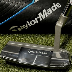 TaylorMade SYSTM2 Del Monte 12 L-Neck Blade Putter LEFT Hand 35" w/ Cover LH NEW
