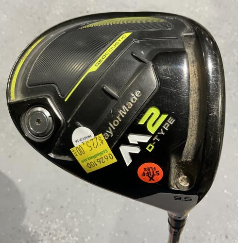 TaylorMade M2 D-TYPE 9.5 Driver 44.5" ACCRA TOUR Z RPG Extra Stiff Flex RH USED
