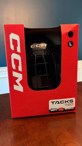 Large CCM Tacks 720 Helmet (New) - Black